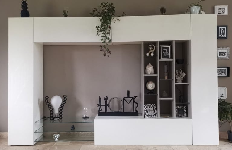 Lettrage home et luminaire By e Marcel