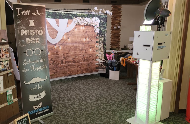 Mein Setup der Fotobox im Gasthaus Freye