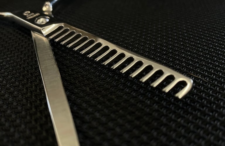 A sharpened tool being displayed