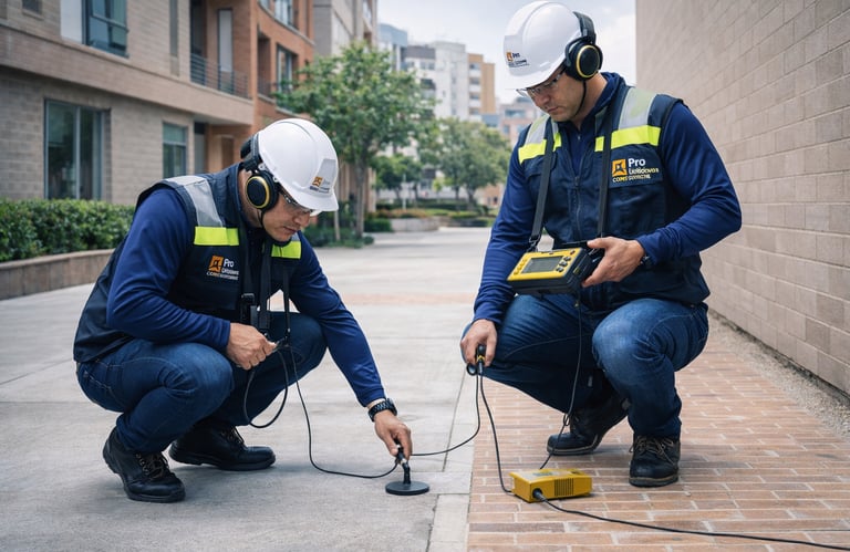 Equipo de geofonía para detección de fugas de agua
