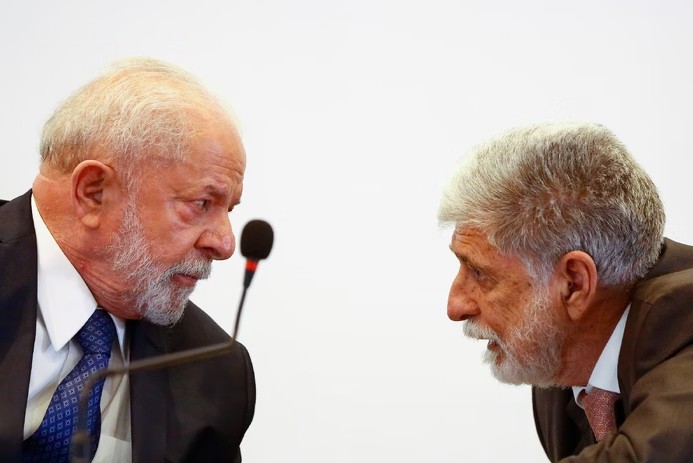 President Lula and Senior Adviser Celso Amorim. Photo: Vinícius Schmidt/Metrópoles