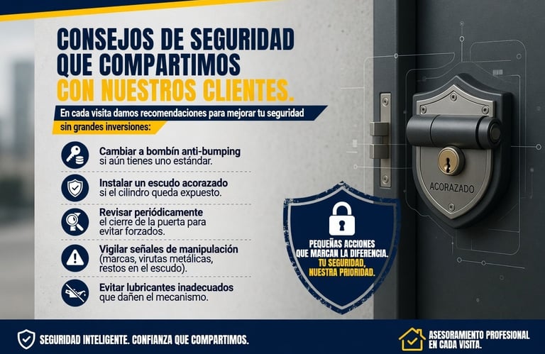 Consejos de seguridad que compartimos con nuestros clientes en Benidorm