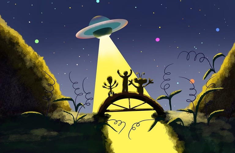 vaisseau contact extraterrestre