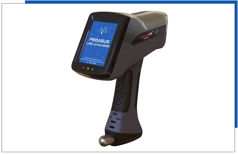 Pegasus handheld LIBS analyzer for low carbon in steel