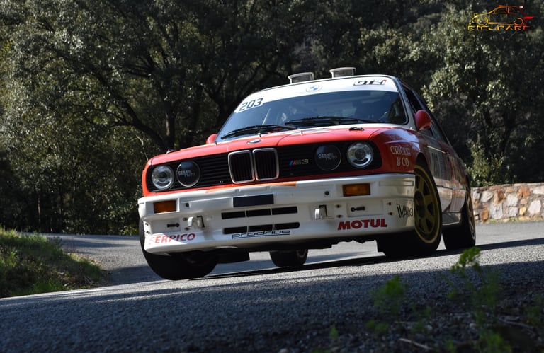 BMW M3 E30 Grp.A en pleine épingle