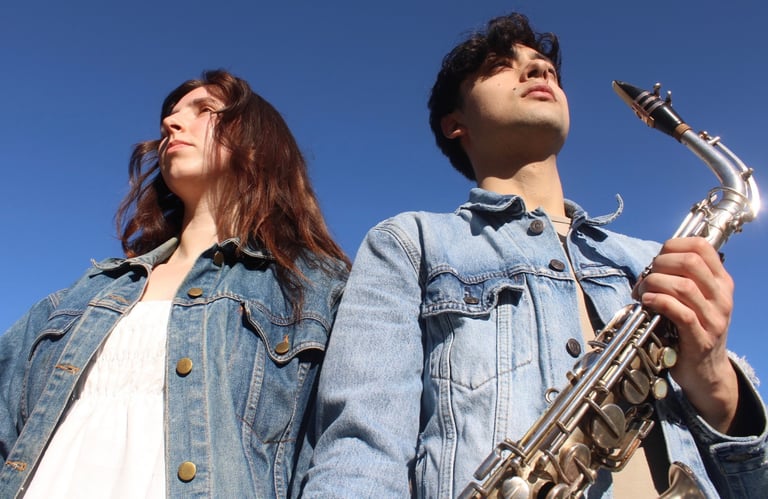 Jerick Meagher Sax Player in Various Actions