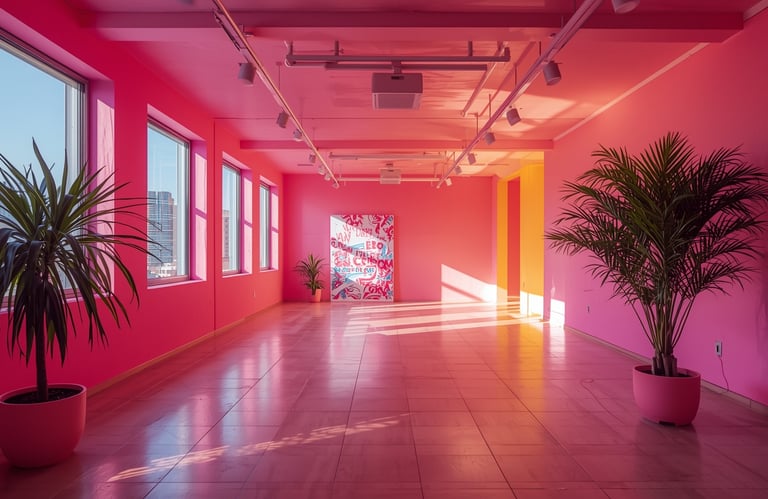 O processo criativo Maximalista é menos sobre composição rígida e mais sobre flow e intuição.