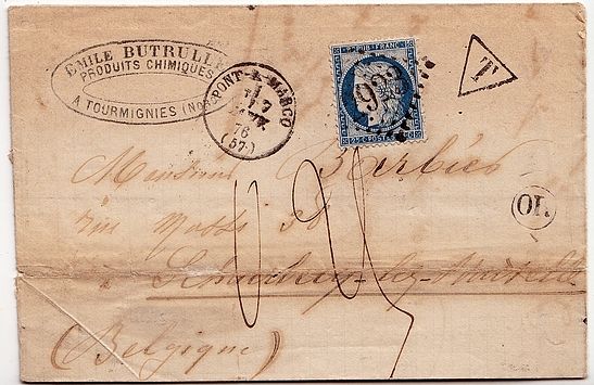 Losange Gros Chiffres 2923 et type 16.