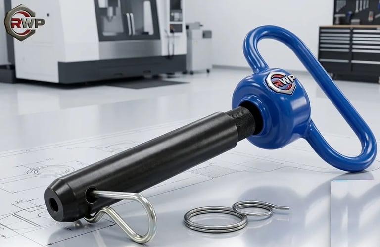 Hitch Pin Blue Handle linkage part