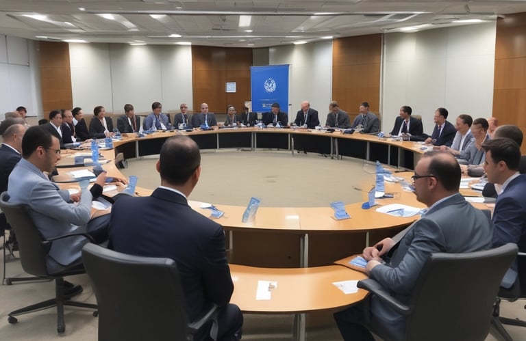 A training session in progress with participants engaged.