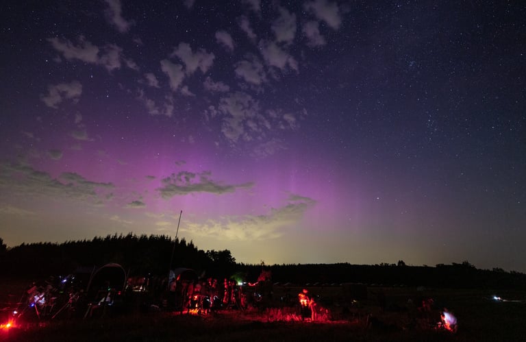 Aurores boréales et nuit des étoiles