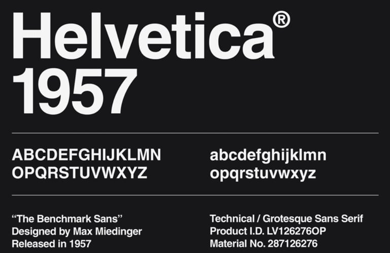 Helvetica, A Revolutionary Font