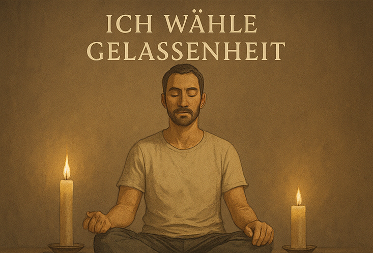 Stoische Stärke ich wähle gelassenheit