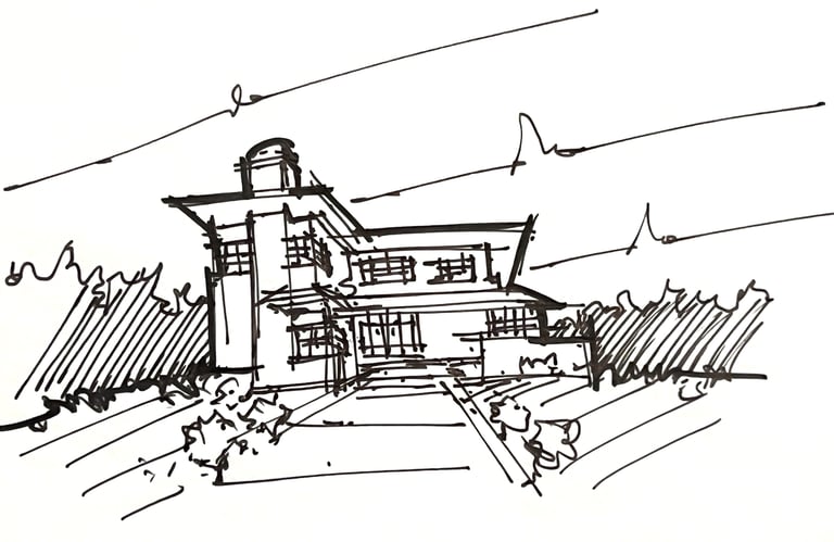Design Sketch - Copper Quoin Architecture & Design