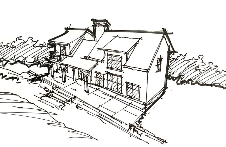 Design Sketch - Copper Quoin Architecture & Design