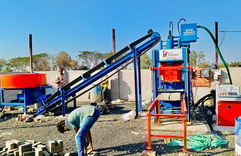 Automatic Fly Ash Brick Making Machine