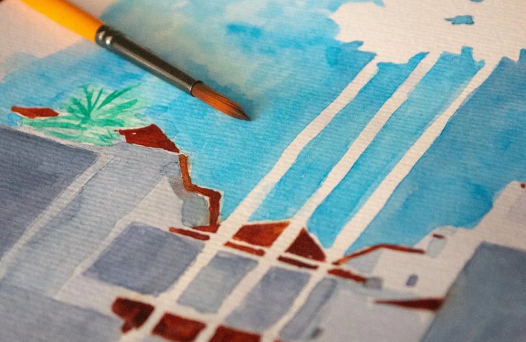  ilustración y diseño de packaging de La Zambra Resort, Málaga