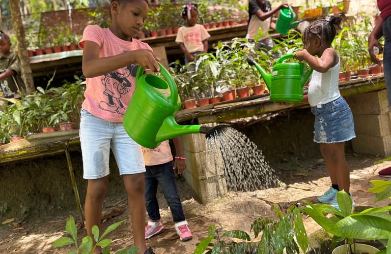 Children at the FACRP nursery