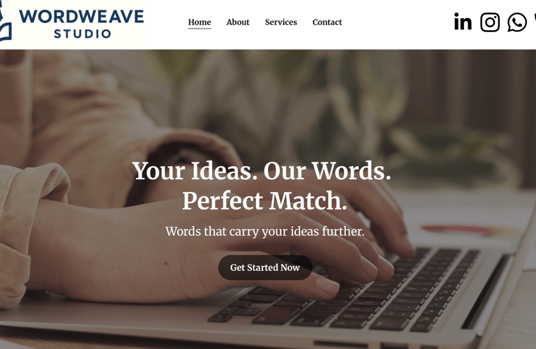 WordWeave Studio – Crafting Words That Work