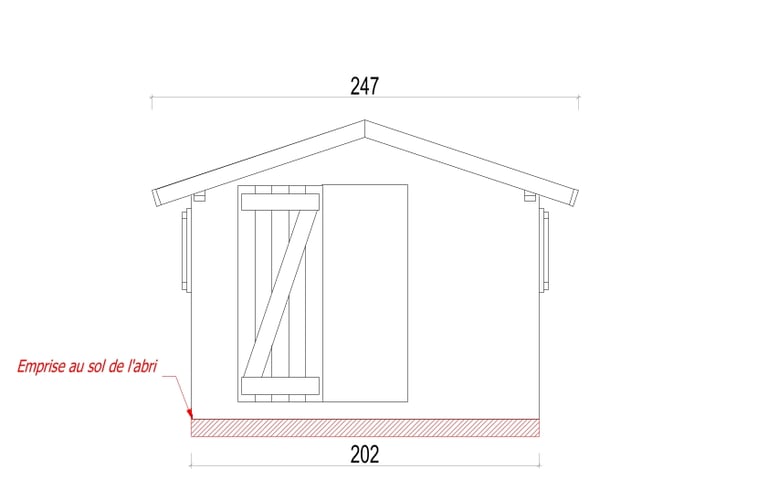 Plan de cabane en bois