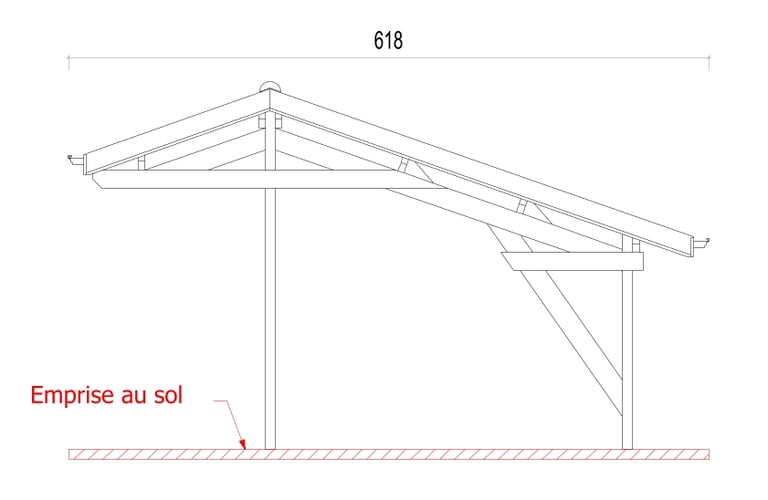 Plan de carport en bois