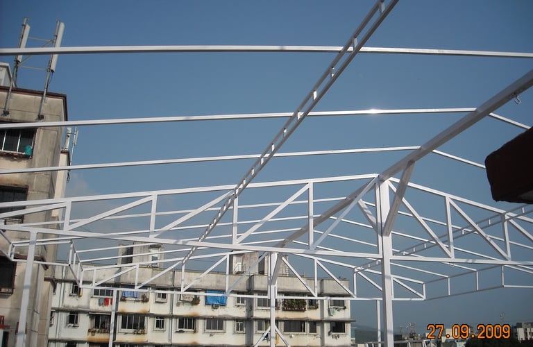 fixed awning terrace covered