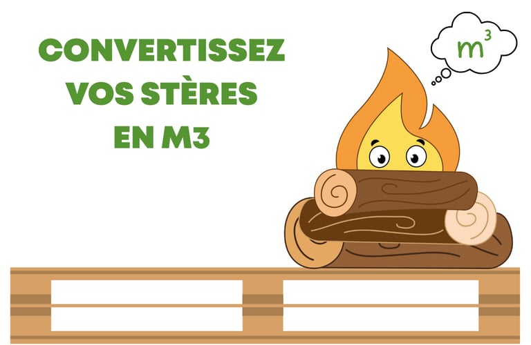 Convertisseur de stères en m3 