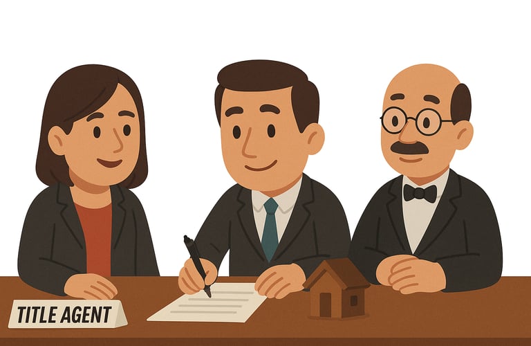 Title agents and underwriters use title searches for real estate closings