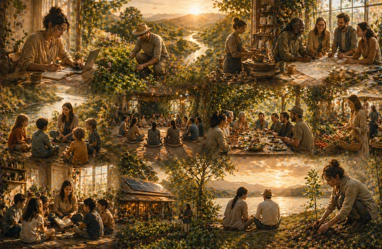 rethinking how we work how we create how we produce how we learn how we relate