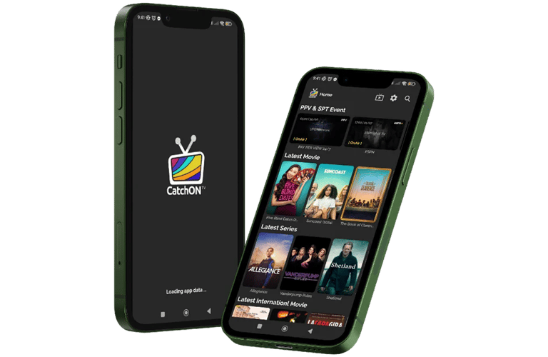 catchon tv app on mobile