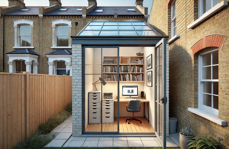 home extension to create space for home office