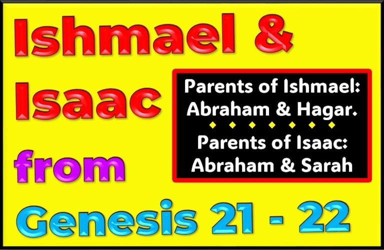 Ishmael & Isaac (sons of Abraham) - re-told by Debbie Dunn