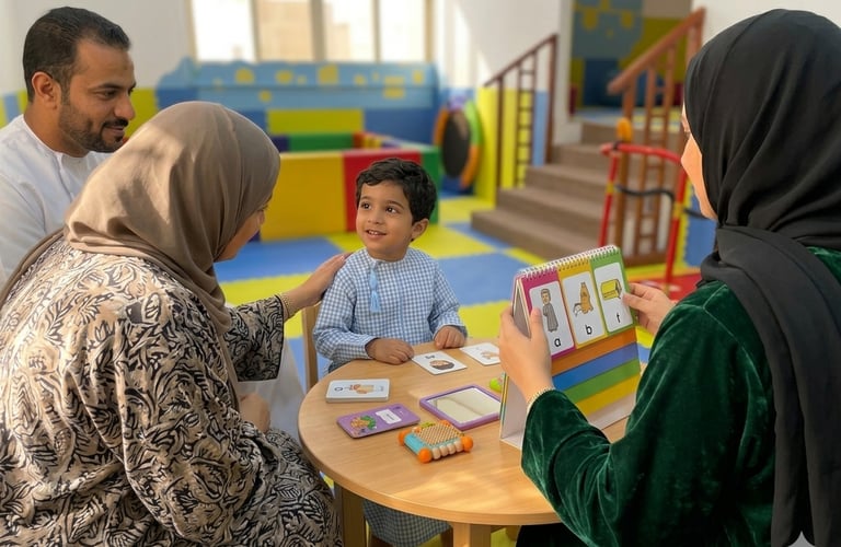 Biligual Speech therapy at the BlueSky Autism