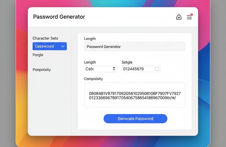 ToolPyx Password Generator – free online tool to create secure and random passwords instantly.