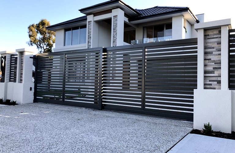 see through non see through gate