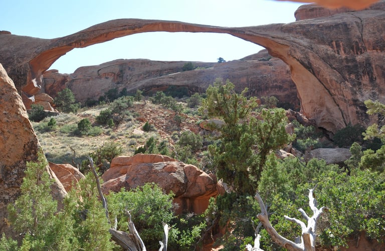 Landscape Arch, Arches National Park, Utah, USA
