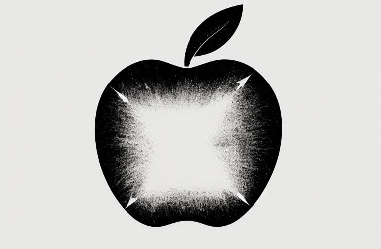 An apple depicting the inability to escape 