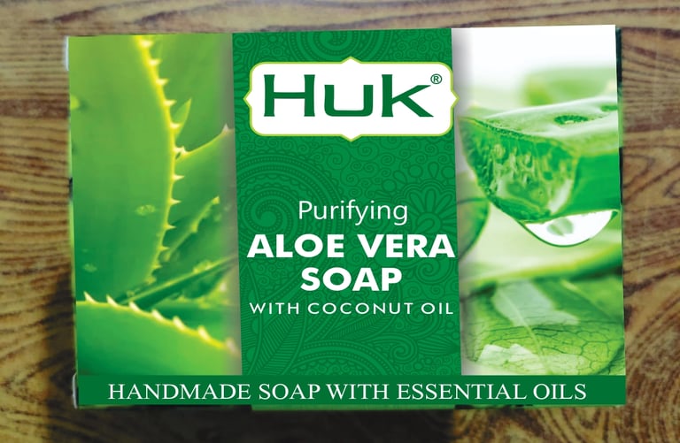 a box of soap soap with aloe vera aloeol