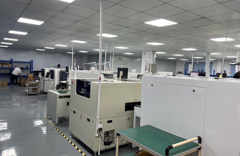HOWMO production workshop – manufacturing solar fans and vacuum food sealers for global wholesale