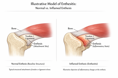 Illustrative Model of Enthesitis