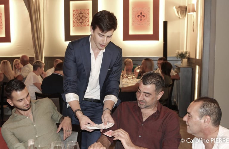 magicien déambulatoire