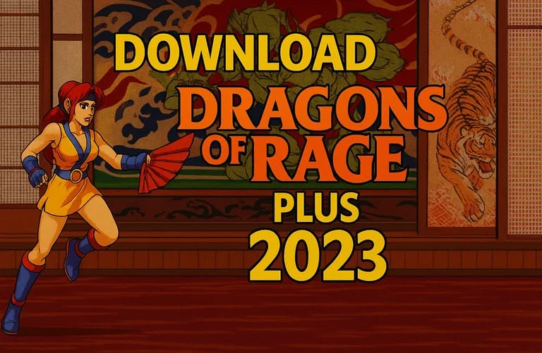 dragon of rage openbor, game poster
