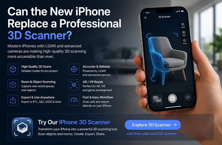 Can the New iPhone Replace a Professional 3D Scanner?