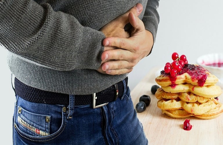 Indigestion and unhealthy food