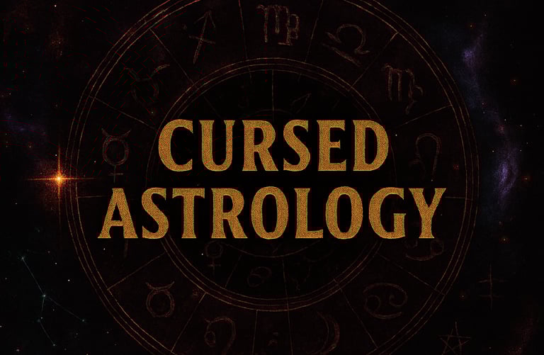 Cursed Astrology - Horror, Zodiac, Hexes