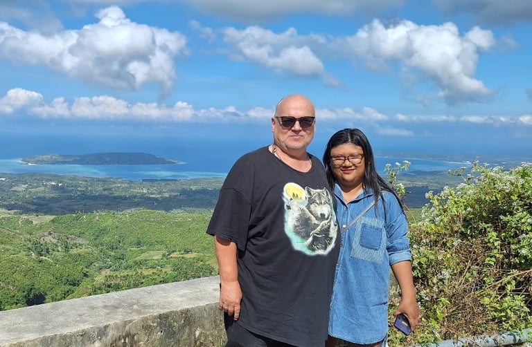 a look from the "highlands" while travelling from the airport to Moalboal