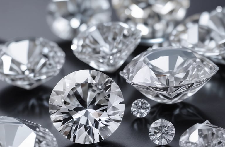 a diamond bracelet on a black background