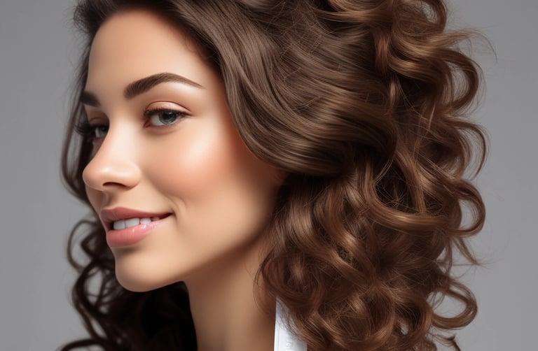 Luxurious perfume bottles with delicate floral decorations around them.