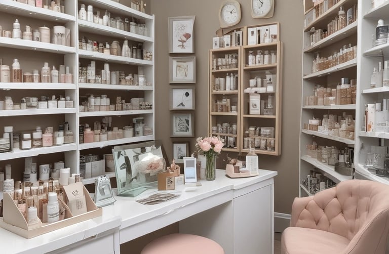 A close-up of a creamy moisturizer being gently applied to smooth skin.