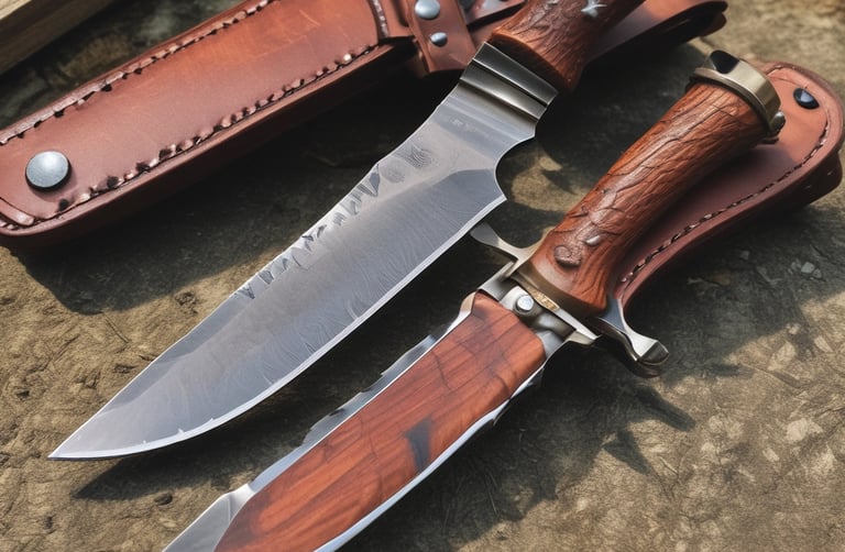 Luxury black kitchen accessories including a peeler, scissors, and sharpening steel displayed on a matte black surface.